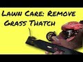 Dethatch a Lawn with a Thatching Blade on Mower