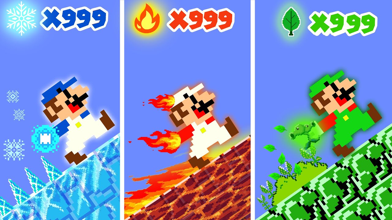 MARIO WONDER But Can MARIO COLLECT All Random Flower in New Super Mario Bros.Wii| POWER-UP MARIO