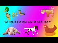 World farm animal day  mamta modern school