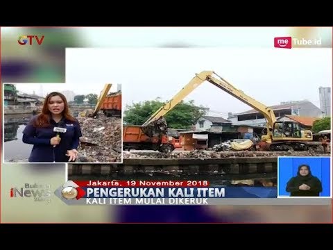 Waring Kali Item Telah Dicopot, Suku Dinas Sumber Daya Air Lakukan Pengerukan Lumpur - BIS 19/11