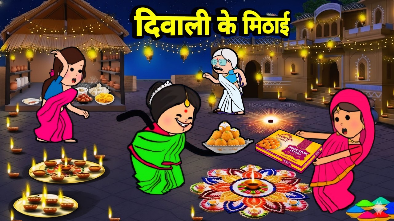 दिवाली की मिठाई ललका जीजी के चोराई 🤪 अवधी कॉमेडी 🤪 Maya Awadhi Cartoon 