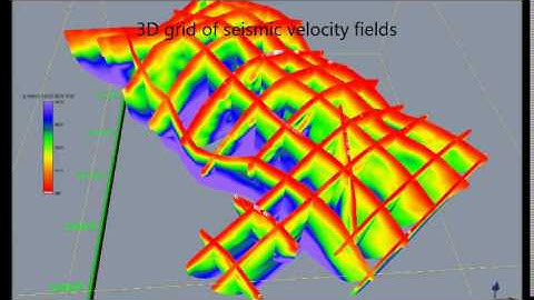 Refraction Tomography - 3D velocity fields