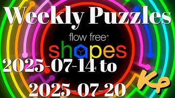 Flow Free Shapes - Weekly Puzzles - Star Challenge - 2025-07-14 to 20 - July 14th to 21st 2025