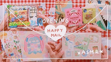 Opening 6 Stationery Packages (Part 1) 💌 | Happy Mail Time | Rainbowholic