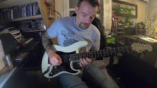 iron maiden heaven can wait adrian smith guitar solo cover