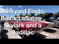 Junkyard Finds: 1967 Buick LeSabre, 1965 Buick Skylark, 1978 Cadillac in junkyard