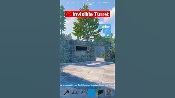 Invisible Turret 🛢 Rust Console 🎮 PS4, Xbox