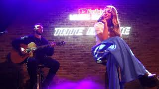 Tate McRae - you broke me first acoustic live at YouTube Music Nights in Lafayette London