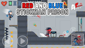 🔴Red And 🔵Blue Stickman Prison (Early Access) - Levels 1-20 / Gameplay Walkthrough (Android Game)