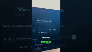 AI Builds Your App: No Code Personal Finance Manager! #shorts