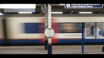Here is the new livery class 444 in Woking Train station Friday 1 October 2021 at top speed