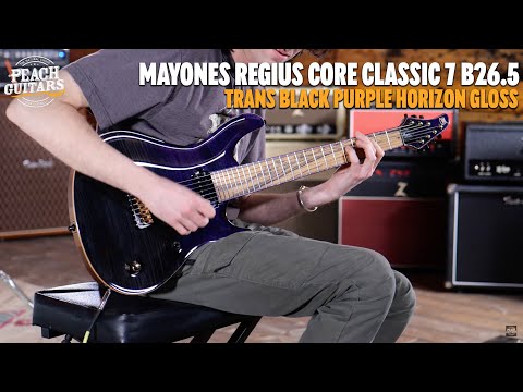 ギター MAYONES Regius7 Trans Black ギター MAYONES Regius7 Trans Black ギター MAYONES Regius7