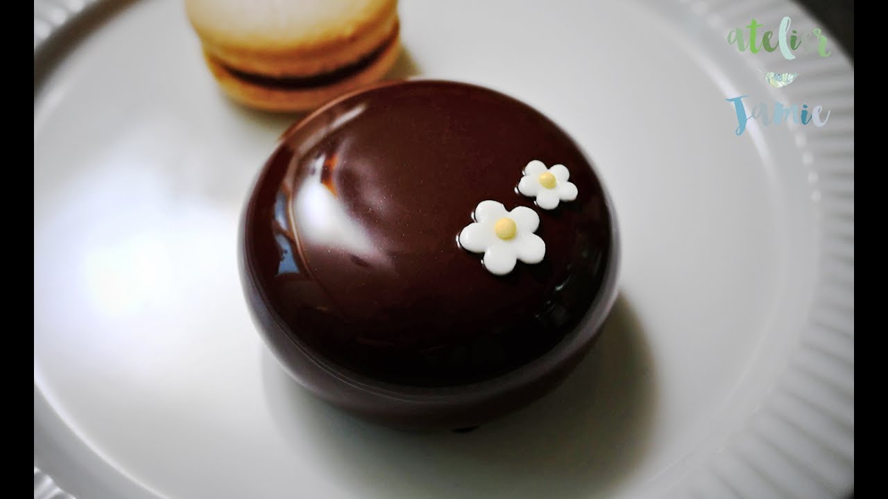 커피 품은 초코무스 케이크 / クレームカフェ＆ムースショコラケーキ / Chocolate & Coffee mousse cake