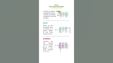 What Are Rows and Columns? | Learn Matrix Fundamentals Fast