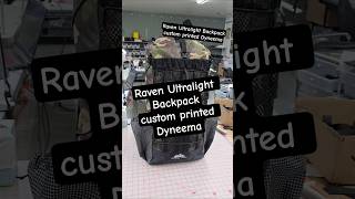 Raven Ultralight Backpackcustom printed Dyneema #hikinggear #backpackinggear #hilltoppacks