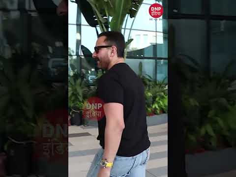 Saif Ali Khan & Sharvari Wagh spotted at the Airport Departure || DNP INDIA