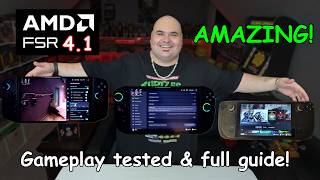 FSR 4.1 is AMAZING! Legion Go 2, Legion Go, & Steam Deck Gameplay & Settings!