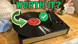 Vintage Record Player Review: Belt-Driven Turntable with Bluetooth
