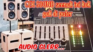 Cek sound dangdut kalem Icis icis | Potret tua Bass glerr Audio Clarity