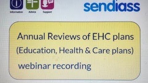 Annual reviews of EHC plans