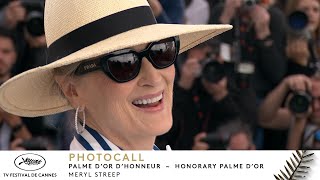MERYL STREEP,  Honorary Palme d'Or – PHOTOCALL– English – Cannes 2024