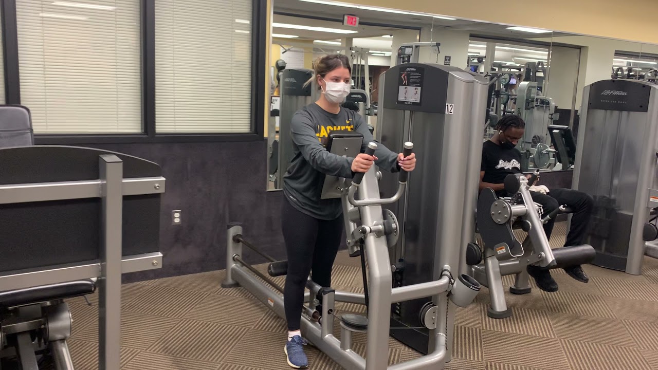 Glute Kickback Machine Demonstration