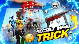 MP40 Headshot Tricks 💀🔥 100% Headshot Rate Trick Settings ⚙️ No Recoil || Free Fire Max