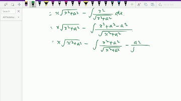 Integration : - ( Integration of quadratic functions under the square root by parts ) - 62..