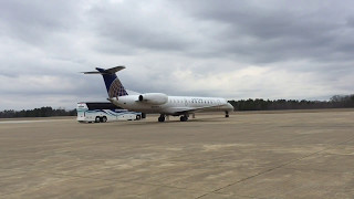 Rare United Exprespressjet E145 N14905 Landing At Uox Watch In 1080P