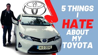 5 things I DON'T LIKE about my TOYOTA HYBRID (and would I buy another one?)