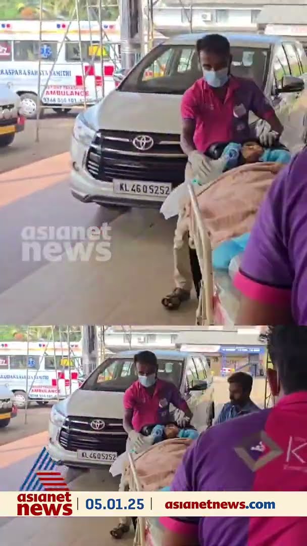 കുന്നംകുളത്ത് നടന്നു പോവുകയായിരുന്നു 9 വയസ്സുകാരിയെ കാര്‍ ഇടിച്ച് തെറിപ്പിച്ചു; CCTV ദൃശ്യങ്ങള്‍