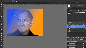 Affinity Gradient Fade to transparency