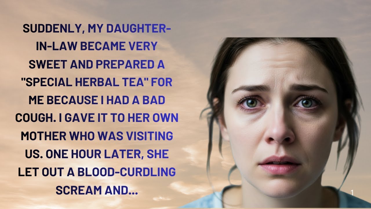 My DIL Made Me A  Special Tea   I Gave It To Her Mom Instead  An Hour Later She Screamed