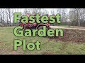 The fastest way to make a garden plot!