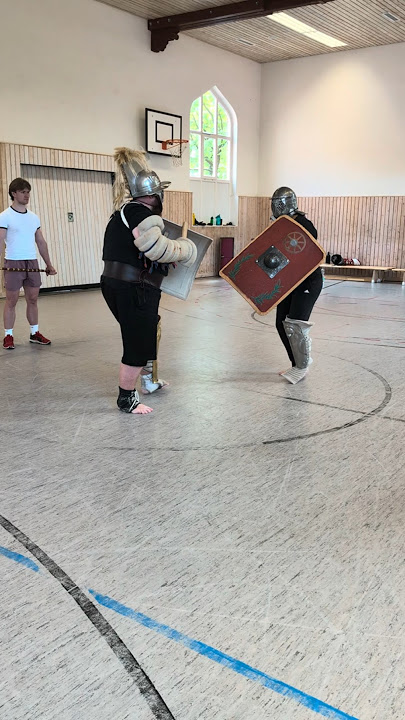 Provocator vs. Provocatrix: Training Insights! 🔥 #arena #gladiator #martialarts #sword #history