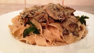 Паста с грибами в сливочном соусе - рецепт приготовления Pasta(В этом видео, я покажу Вам, как готовится паста с грибами в сливочном соусе. В моем случае я делала паста..., 2016-02-24T16:06:48.000Z)