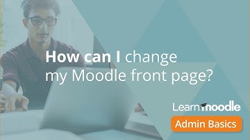 Moodle Admin Basics 18 Change Front Page Admin Basics