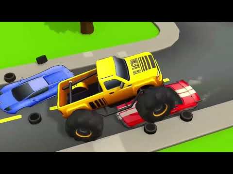 Monster Truck Rampage Parkir Mobil - Kupas