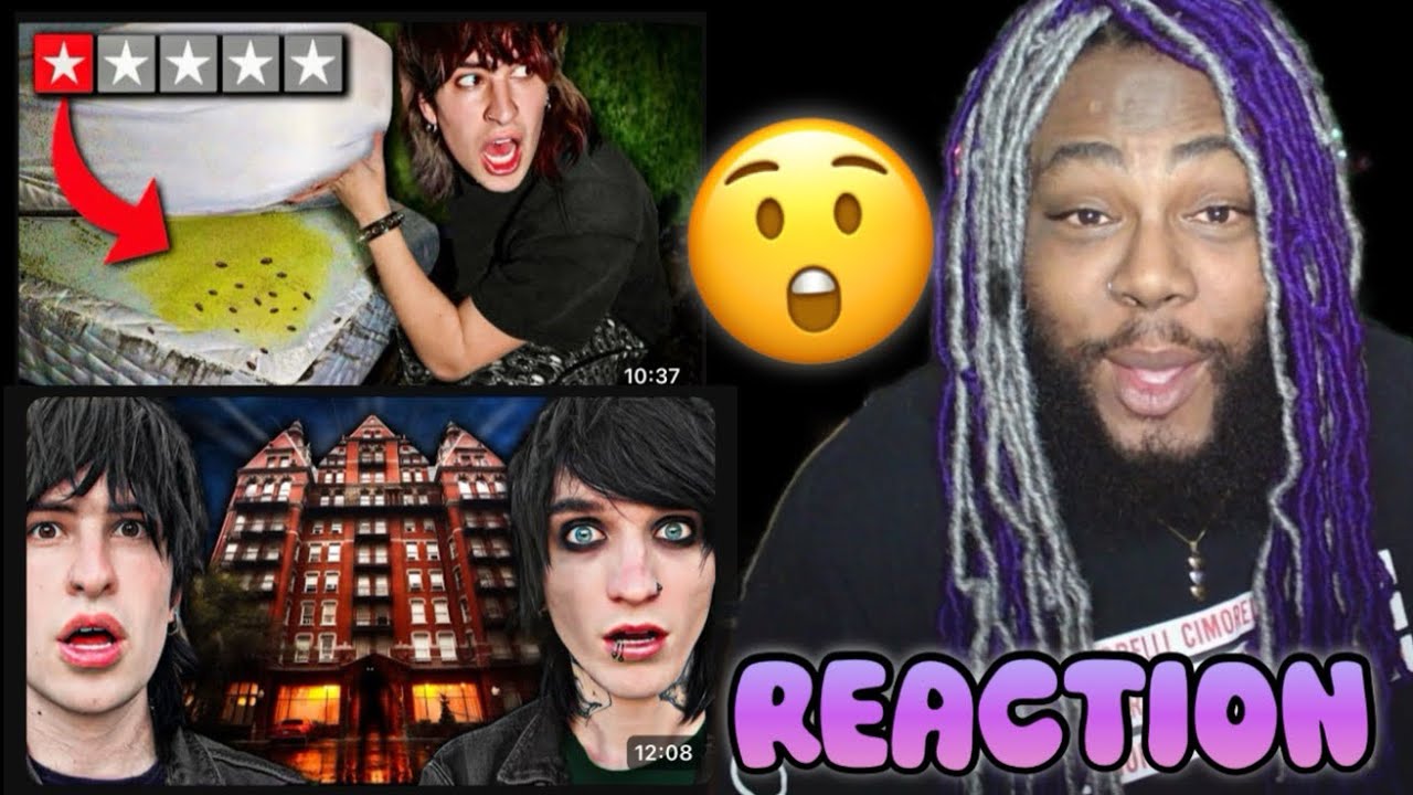 JAKE & JOHNNIE STAY AT THE WORST HOTEL IN LA & MOST HAUNTED HOTEL IN NYC | REACTION