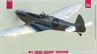 Silver Spitfire takes off on round-the-world attempt
