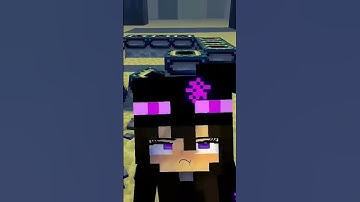Thumbnail of baby ender girl and cute ender girl#shorts#minecraft