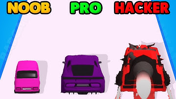 ☑️ NOOB vs PRO vs HACKER in Draft Race