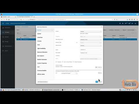 Create a VM under oVirt (Windows 10)