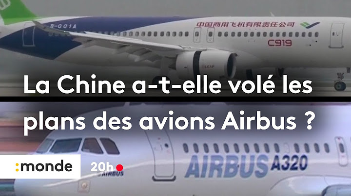 Did China steal Airbus plans?