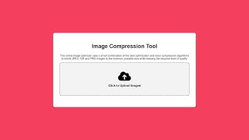 Image Compressor Tool Using HTML, CSS & JavaScript | Build Your Own Image Compressor Tools