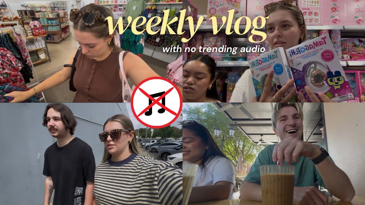 a boring week in my life with no trending audio - vlog style 