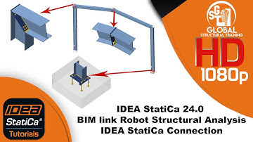 IDEA StatiCa 24.0|| BIM link Robot Structural Analysis Professional IDEA StatiCa Connection
