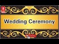 Live  weddding ceremony 