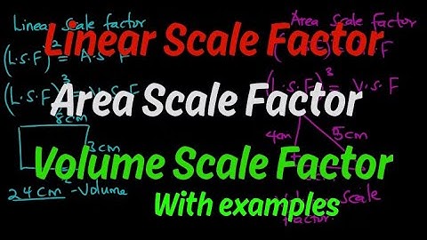 Linear scale factor, area scale factor, volume scale factor| KCSE Mathematics Revision