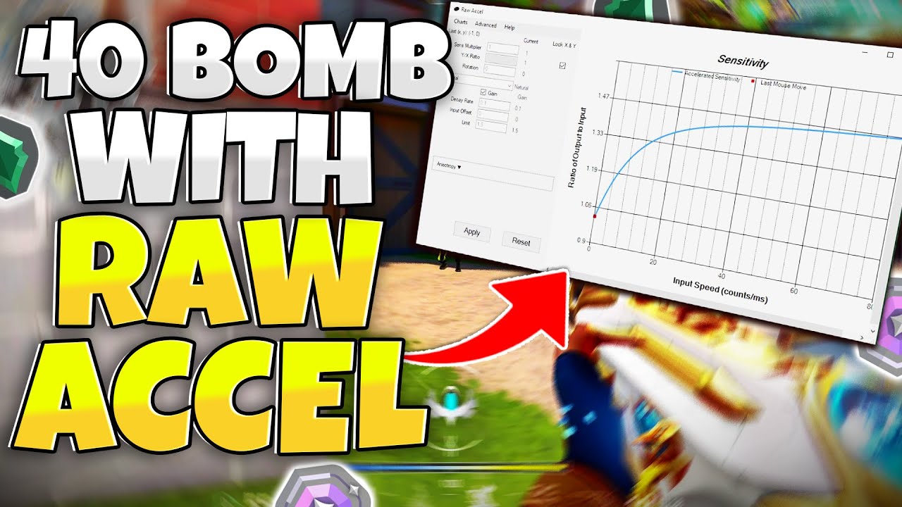 I Dropped a 40 BOMB In a Diamond Lobby Using RAW ACCEL | Raw Accel Settings  - YouTube